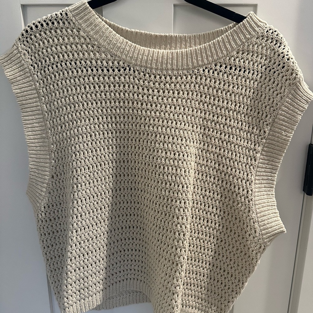 Crochet sweater top
